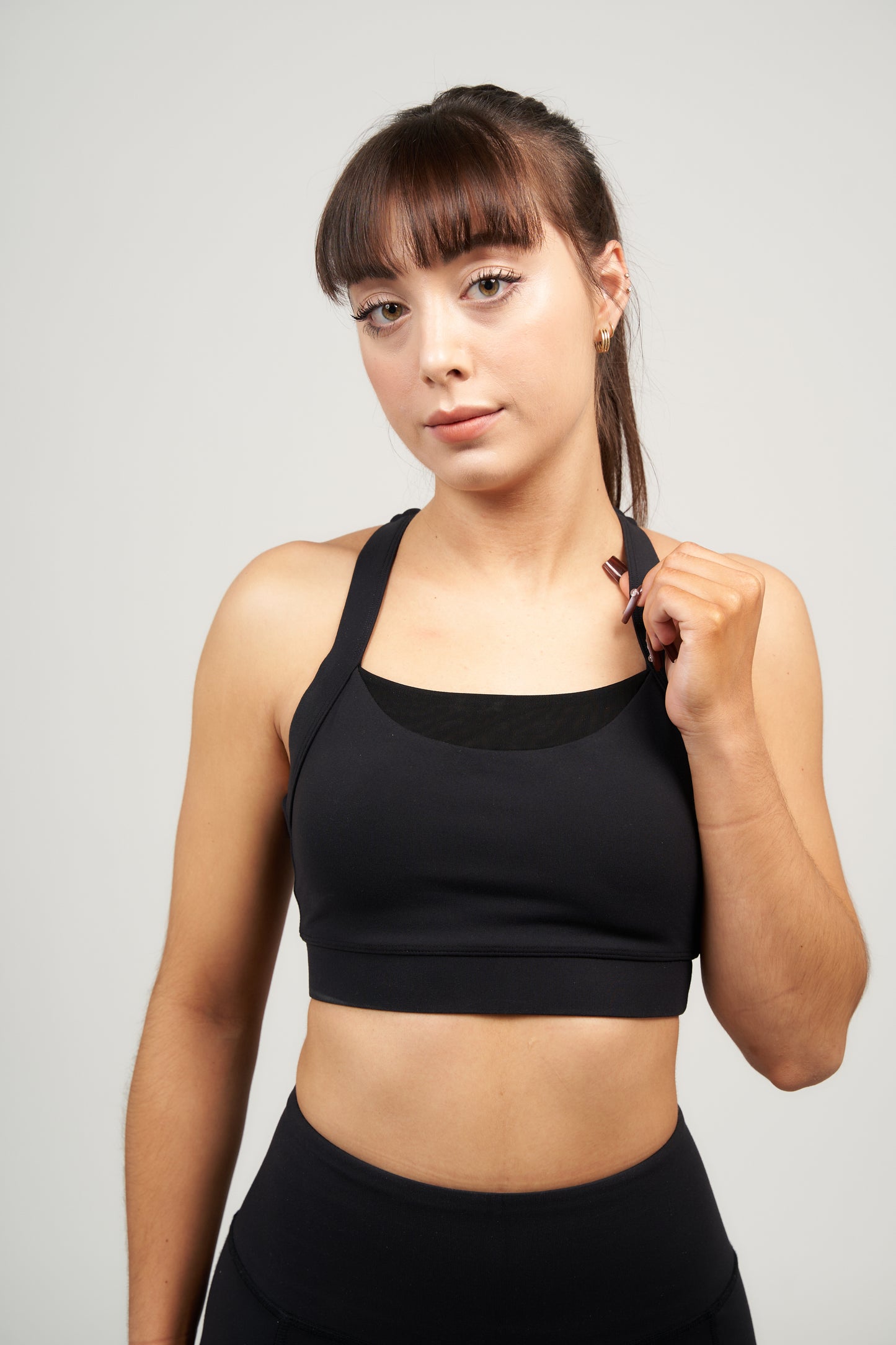 Onyx Racerback Bra